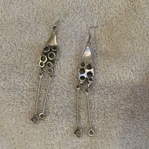 Elegant Silver Dangle Earrings
